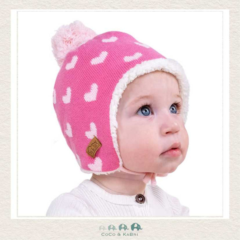   🇨🇦 Jan & Jul Knit Graphic Beanie - Hearts, CoCo & KaBri Children's Boutique