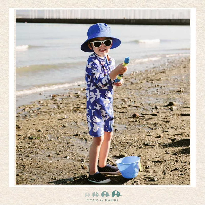   🇨🇦 Jan & Jul: Marine Blue Bucket Hat, CoCo & KaBri Children's Boutique