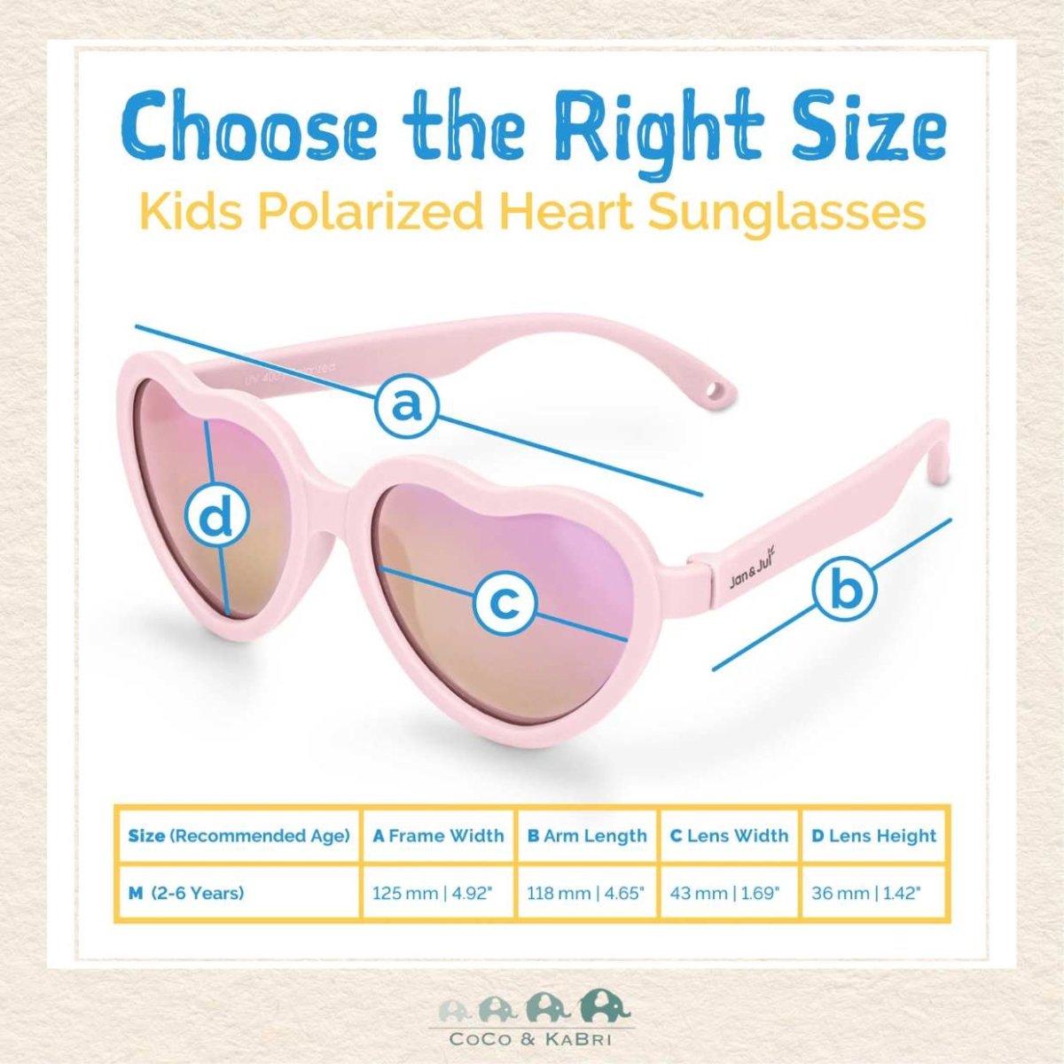 Jan & Jul Sunglasses (Heart Shaped), CoCo & KaBri Children's Boutique, Brooks Alberta Canada