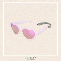 Jan & Jul Heart Shaped Sunglasses for kids in a durable flexible frame with an adjustable stay-on strap