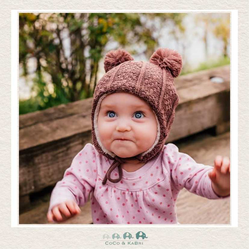   🇨🇦 Jan & Jul Winter Ear Flap Hat - Brown Bear, CoCo & KaBri Children's Boutique