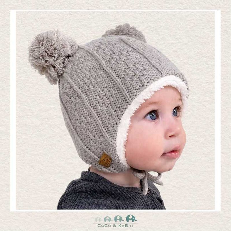   🇨🇦 Jan & Jul Winter Ear Flap Hat - Gray, CoCo & KaBri Children's Boutique