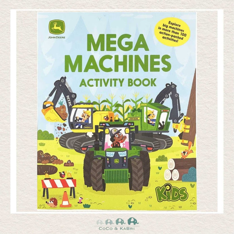 John Deere Kids Mega Machines Activity Book, CoCo & KaBri Children's Boutique