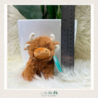 Jomanda: Brown Highland Cow Plush Baby Soft Mini Toy - 11cm, CoCo & KaBri Children's Boutique