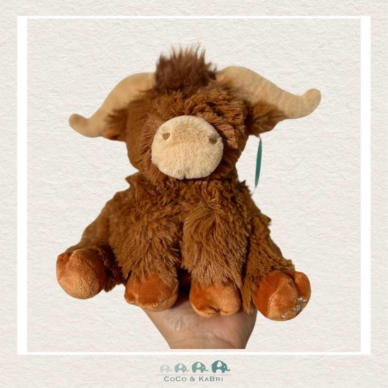 Jomanda: Horned Highland Cow Plush Brown Small Soft Toy - 18cm, CoCo & KaBri Children's Boutique