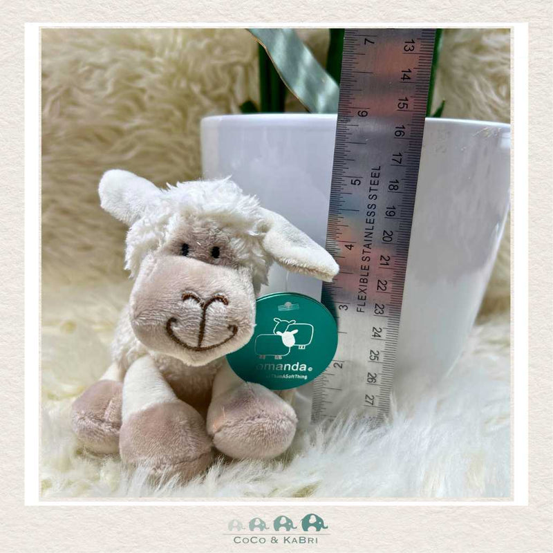 Jomanda: Sheep Lamb Soft Toy Mini White Plush - 11cm, CoCo & KaBri Children's Boutique