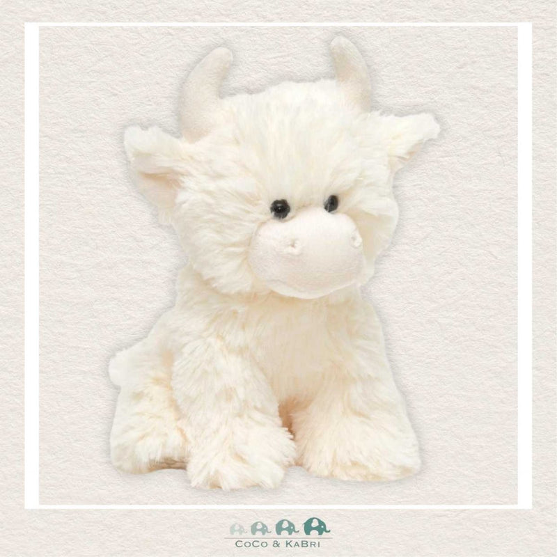 Jomanda: Soft Toy Highland Cream Coo Cow - White 20cm, CoCo & KaBri Children's Boutique