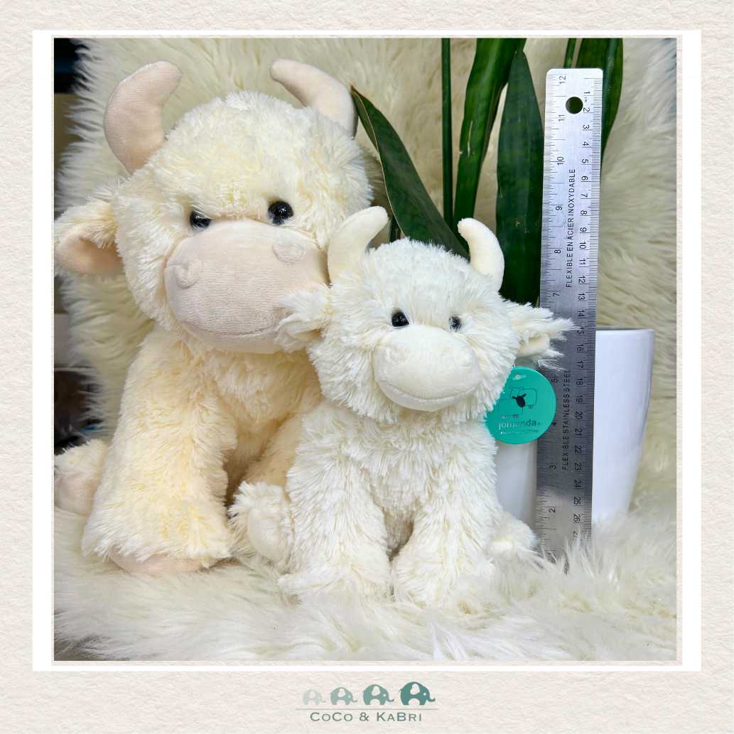 Jomanda: Soft Toy Highland Cream Coo Cow - White 20cm, CoCo & KaBri Children's Boutique