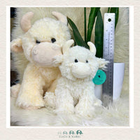 Jomanda: Soft Toy Highland Cream Coo Cow - White 30cm, CoCo & KaBri Children's Boutique