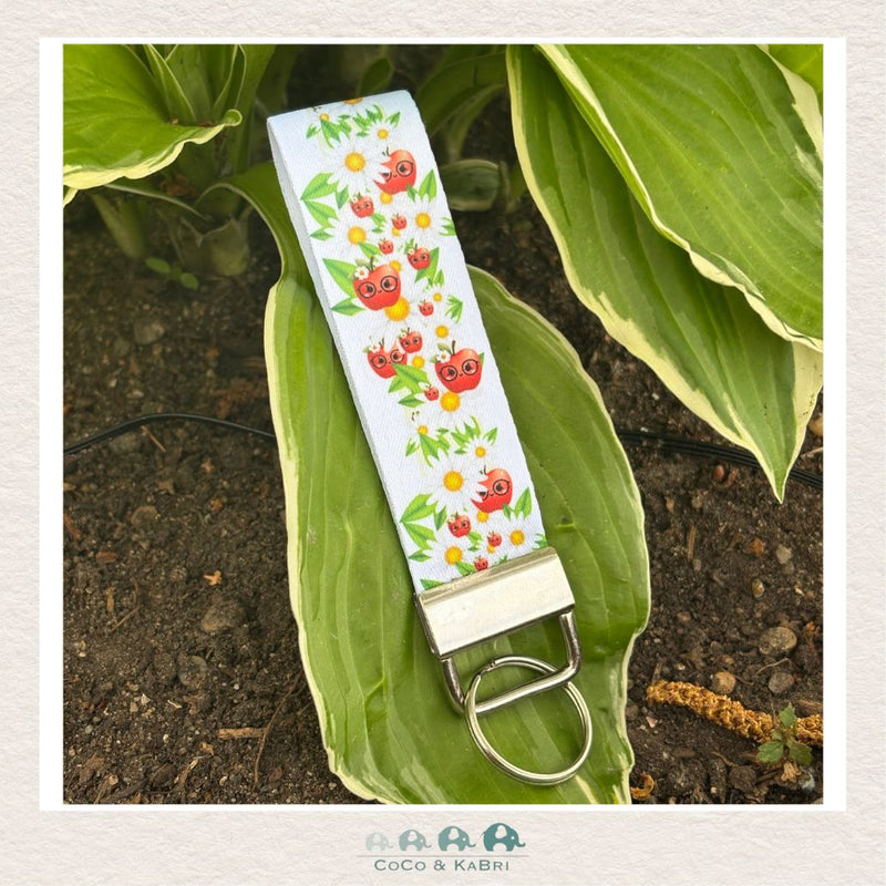 Keychain Wristlet - Apples & Daisies, CoCo & KaBri Children's Boutique