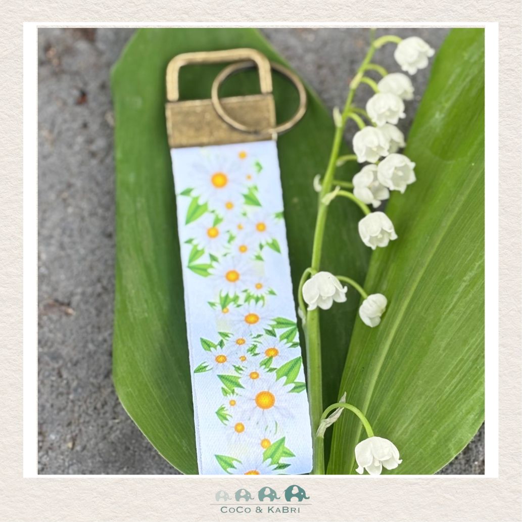 Keychain Wristlet - Daisies, CoCo & KaBri Children's Boutique