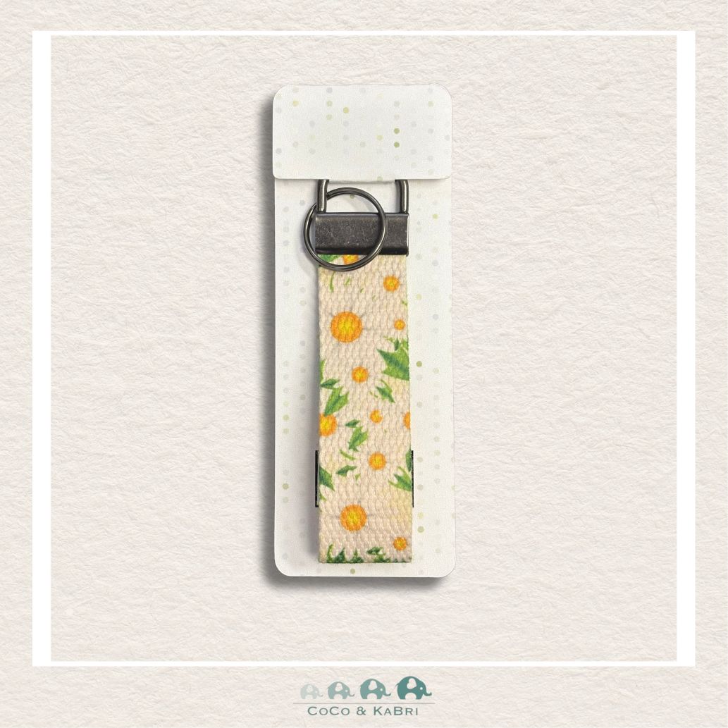 Keychain Wristlet - Woven Daisies, CoCo & KaBri Children's Boutique