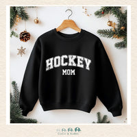 Ladies Hockey Mom (2) - Black (Made To Order), CoCo & KaBri Children's Boutique
