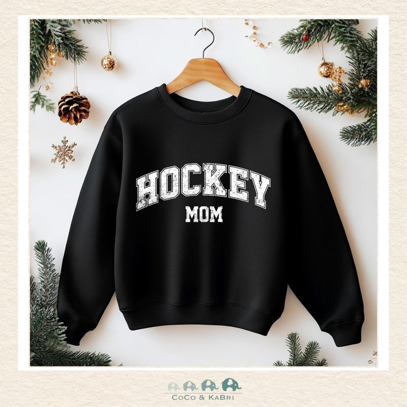 Ladies Hockey Mom (2) - Black (Made To Order), CoCo & KaBri Children's Boutique