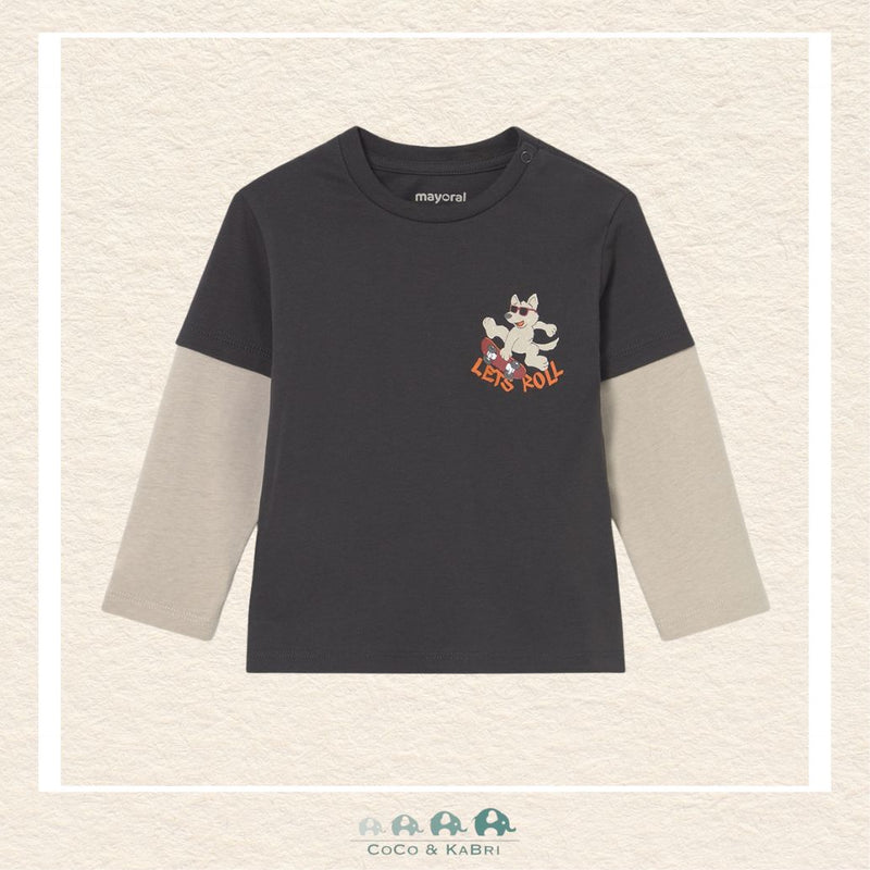 Layered t-shirt Shadow, CoCo & KaBri Children's Boutique