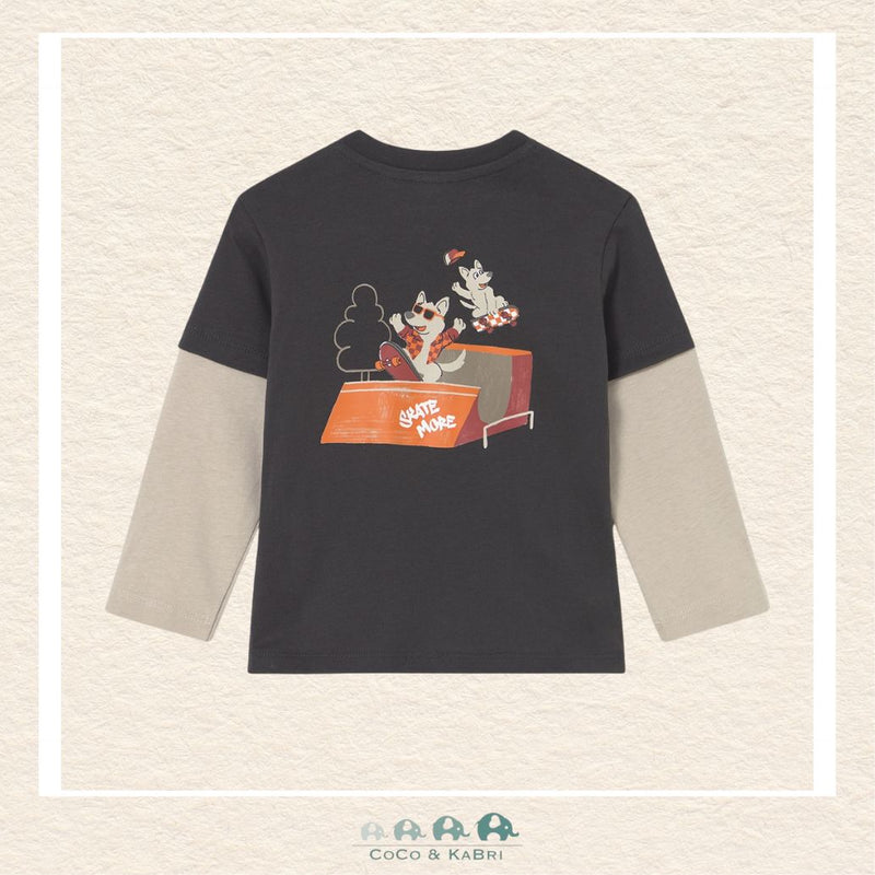 Layered t-shirt Shadow, CoCo & KaBri Children's Boutique