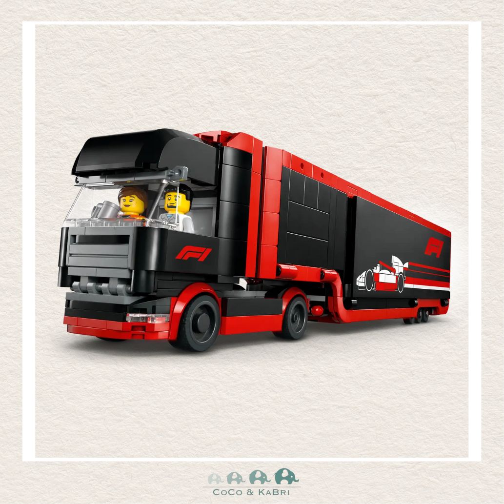 LEGO® City F1® Truck with RB20 & AMR24 F1® Cars playset, CoCo & KaBri Children's Boutique