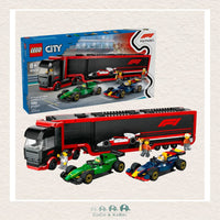 LEGO® City F1® Truck with RB20 & AMR24 F1® Cars playset, CoCo & KaBri Children's Boutique
