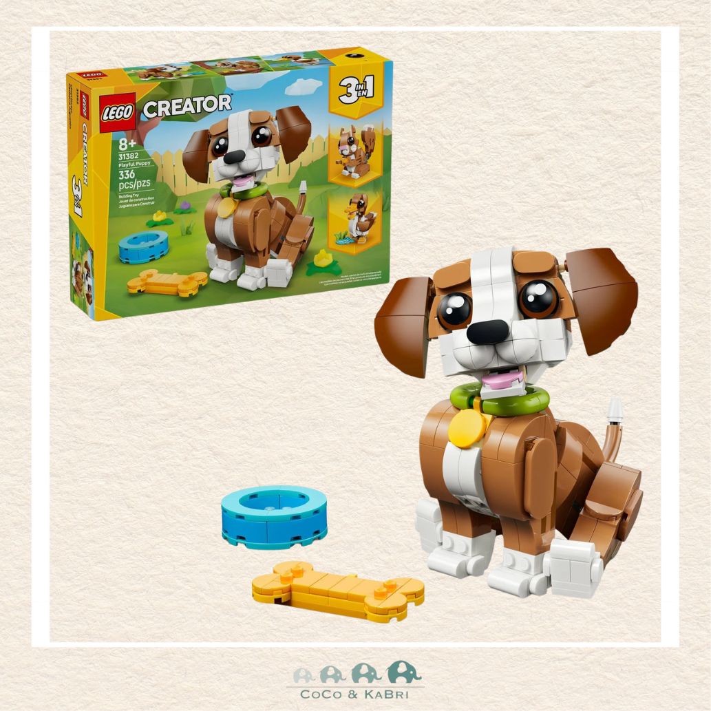 LEGO® Creator Cute Animals: Playful Puppy Dog, CoCo & KaBri Children's Boutique, Brooks Alberta Canada