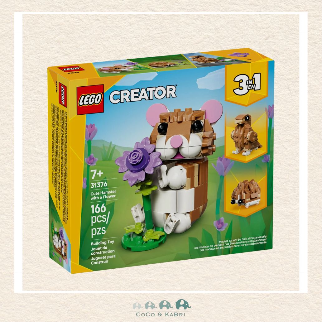 LEGO® Creator Cute Hamster with a Flower, CoCo & KaBri Children's Boutique, Brooks Alberta Canada
