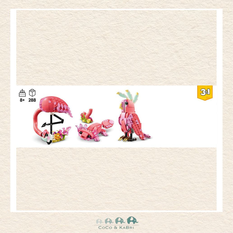LEGO® Creator Wild Animals: Pink Flamingo, CoCo & KaBri Children's Boutique