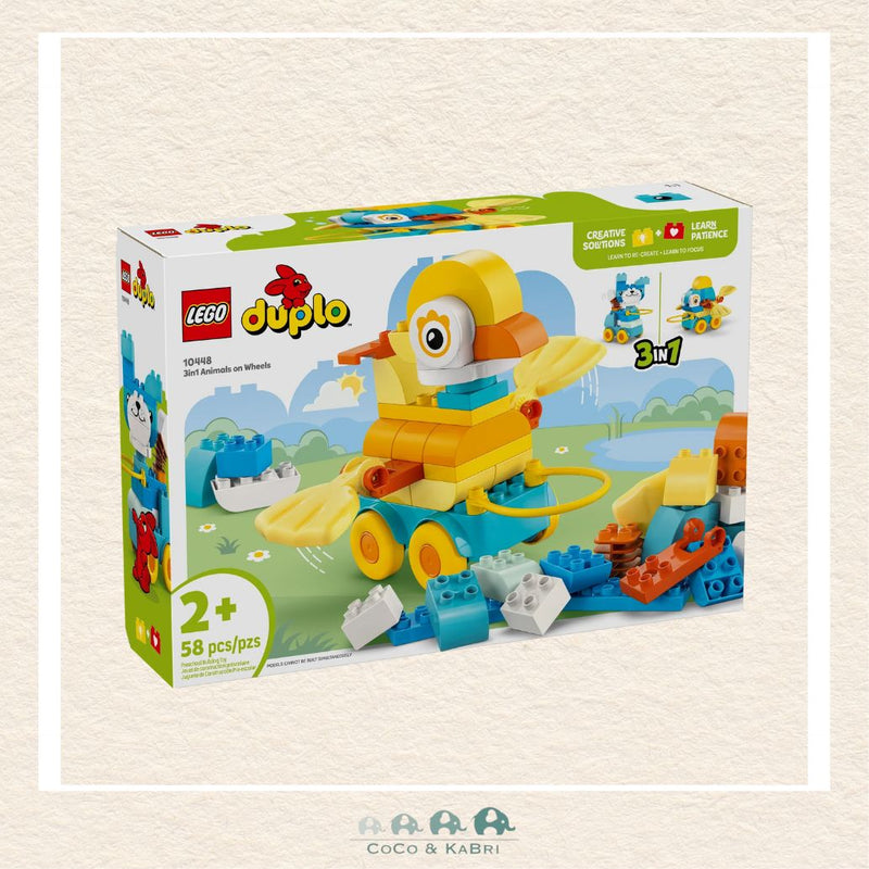 LEGO® DUPLO® Town 3in1 Animals on Wheels, CoCo & KaBri Children's Boutique