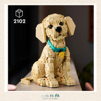 LEGO® Icons Golden Retriever Puppy, CoCo & KaBri Children's Boutique, Brooks Alberta Canada