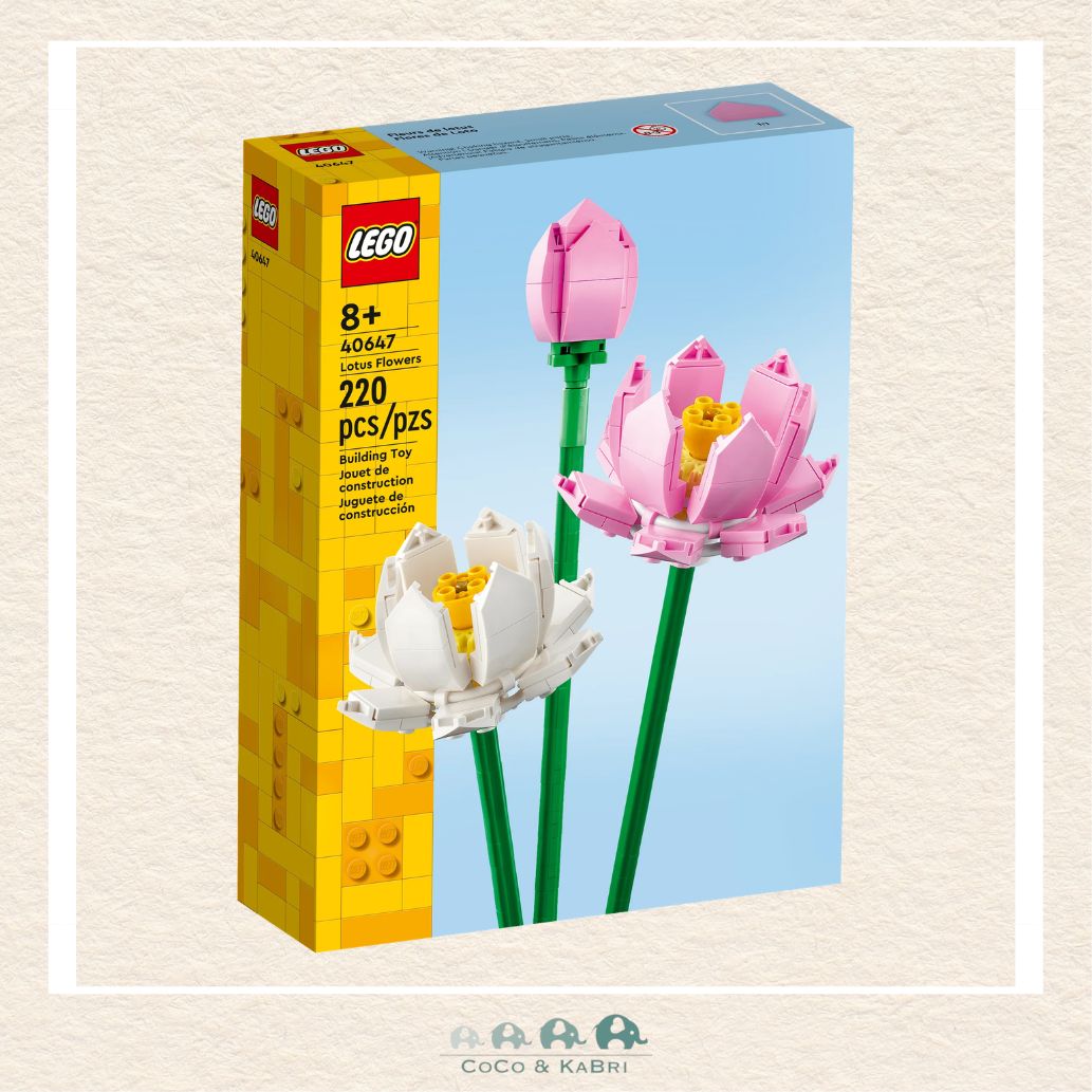 LEGO® Lotus Flowers, CoCo & KaBri Children's Boutique, Brooks Alberta Canada