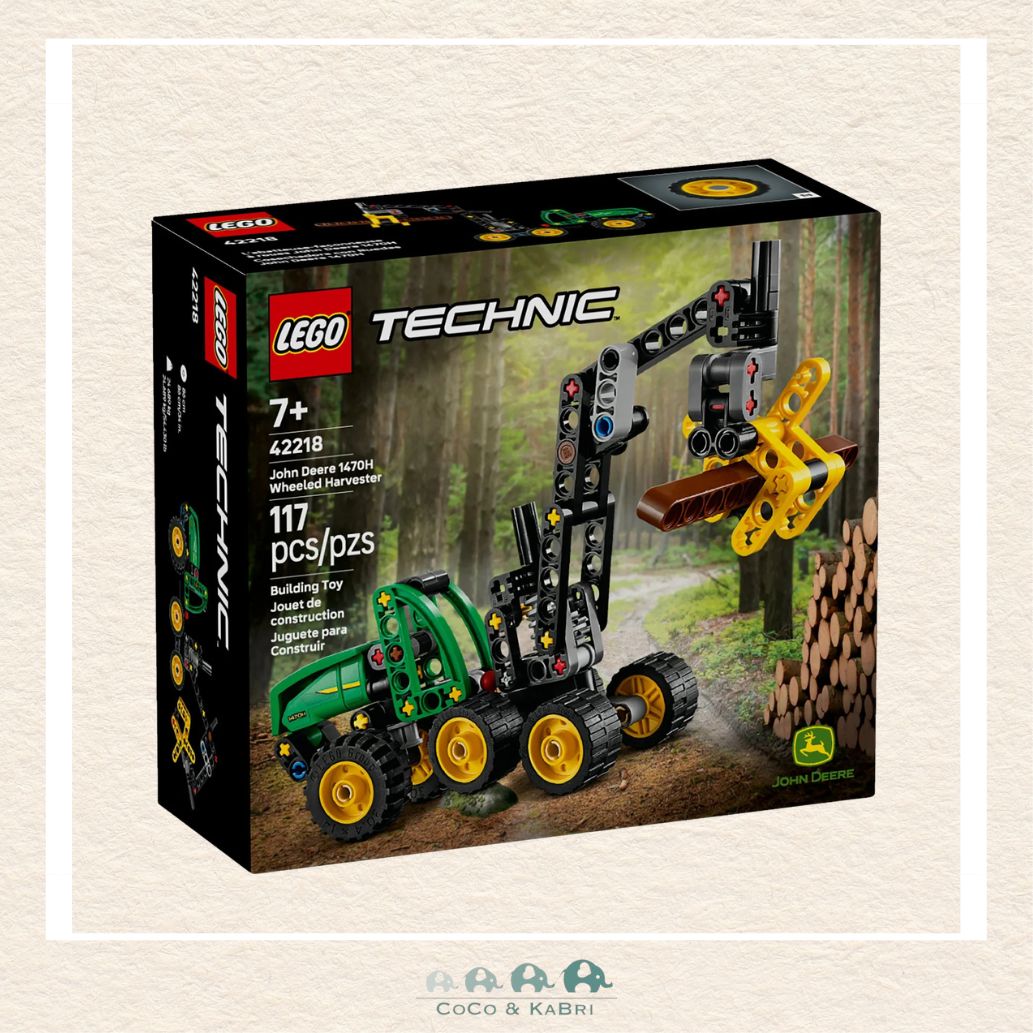 LEGO® Technic™ John Deere 1470H Wheeled Harvester, CoCo & KaBri Children's Boutique, Brooks Alberta Canada