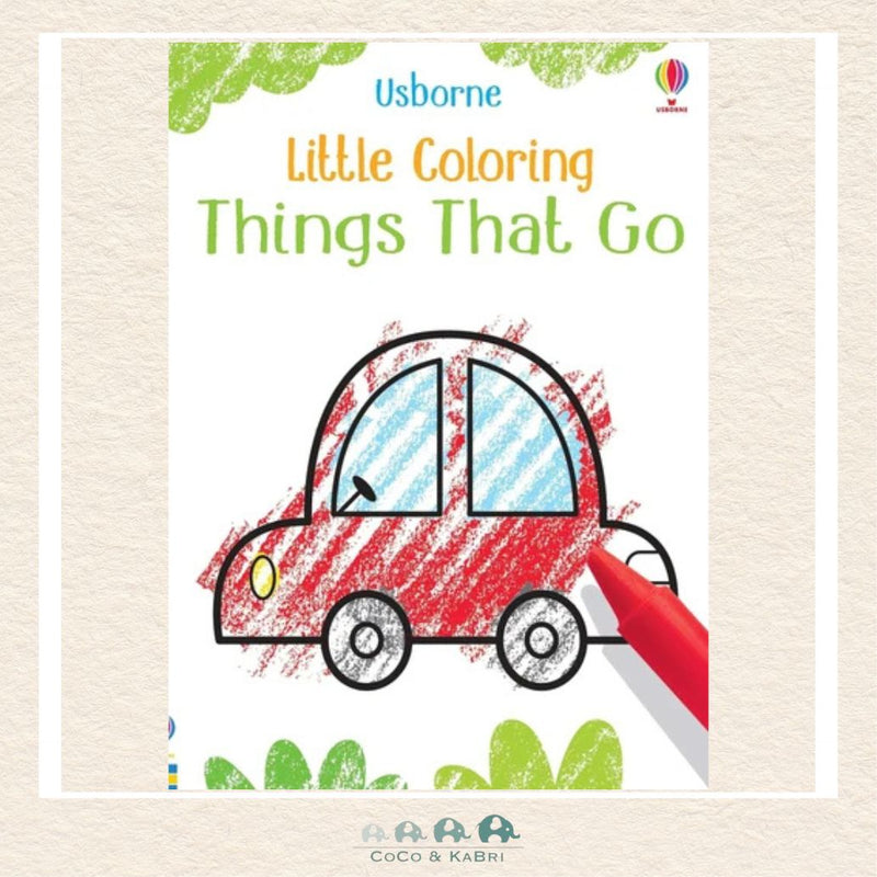 Little Coloring Things that go, CoCo & KaBri Children's Boutique, Brooks Alberta Canada