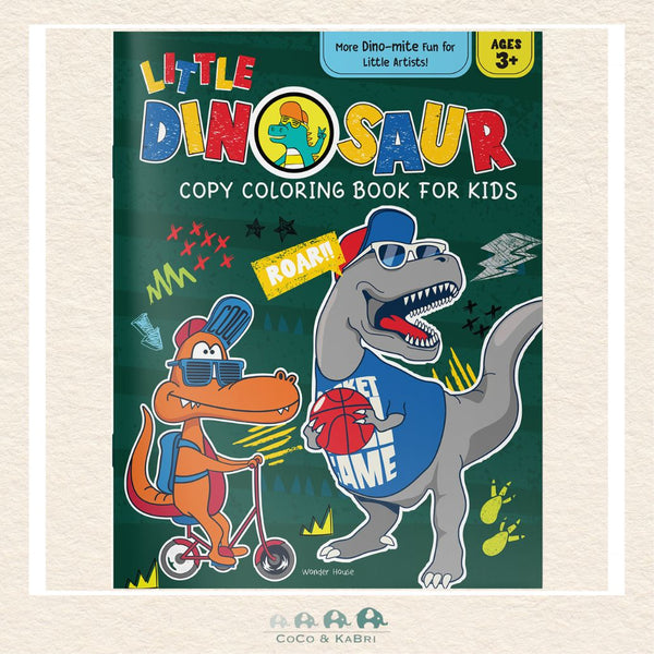 Little Dinosaur Copy Coloring Book For Kids, CoCo & KaBri Children's Boutique, Brooks Alberta Canada