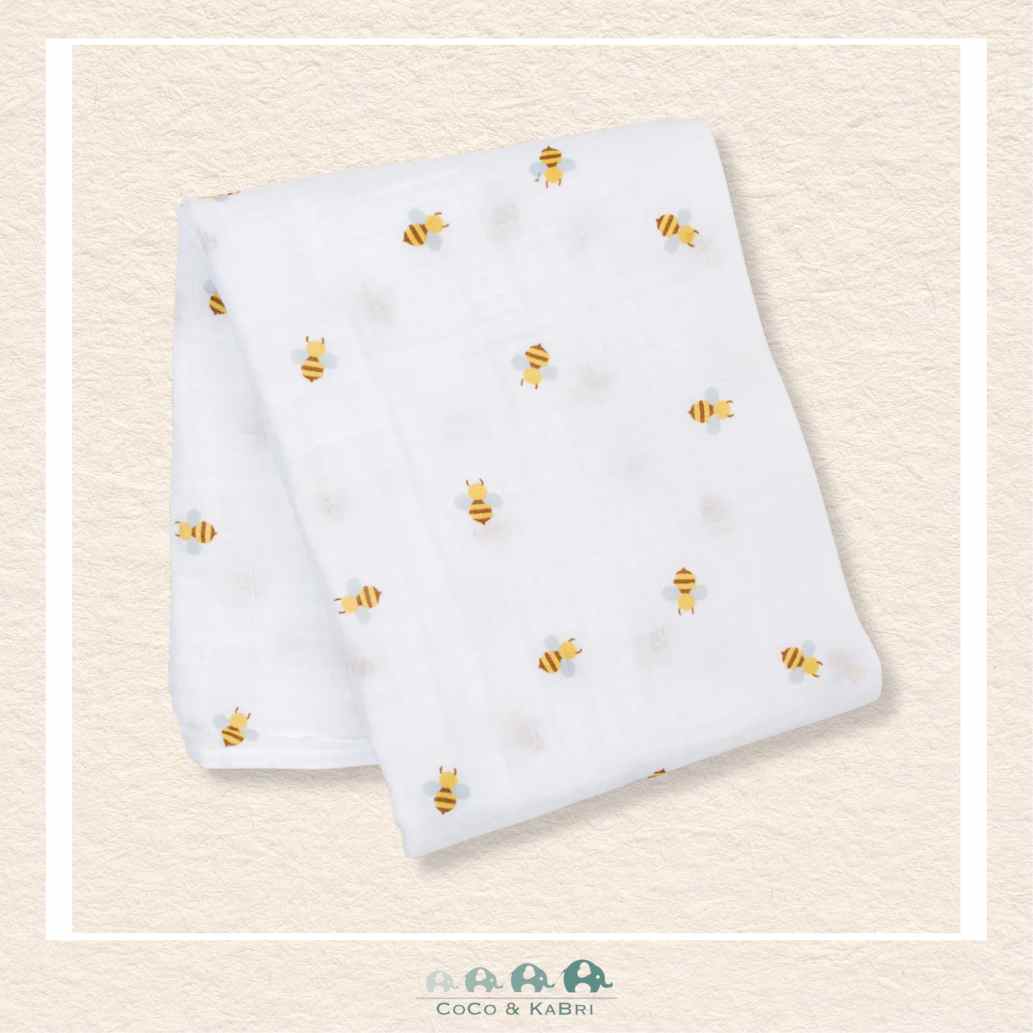 Lulujo Cotton Muslin Swaddle Blanket - 40x40 - Bee, CoCo & KaBri Children's Boutique, Brooks Alberta Canada