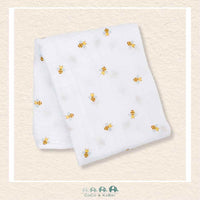 Lulujo Cotton Muslin Swaddle Blanket - 40x40 - Bee, CoCo & KaBri Children's Boutique, Brooks Alberta Canada
