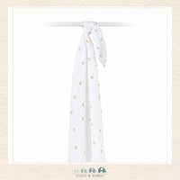 Lulujo Cotton Muslin Swaddle Blanket - 40x40 - Bee, CoCo & KaBri Children's Boutique, Brooks Alberta Canada