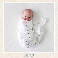 Lulujo Cotton Muslin Swaddle Blanket - 40x40 - Bee, CoCo & KaBri Children's Boutique, Brooks Alberta Canada