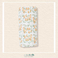 Lulujo Cotton Muslin Swaddle Blanket - 40x40 - Duckling, CoCo & KaBri Children's Boutique, Brooks Alberta Canada