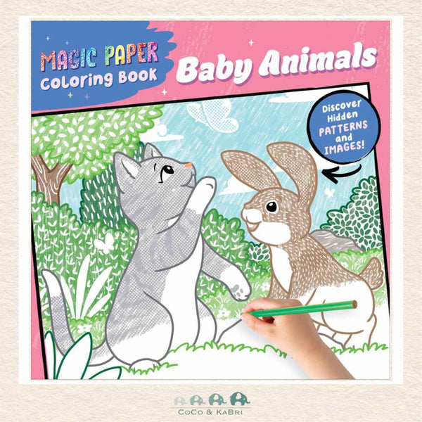 Magic Paper Coloring Book: Baby Animals, CoCo & KaBri Children's Boutique, Brooks Alberta Canada