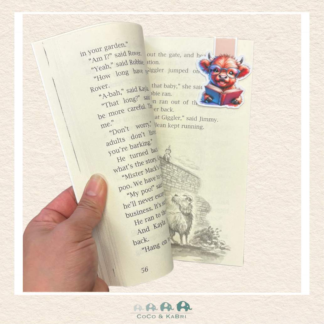 Magnetic Bookmark - Cow, CoCo & KaBri Children's Boutique