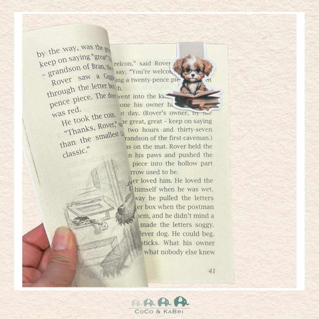 Magnetic Bookmark - Dog, CoCo & KaBri Children's Boutique