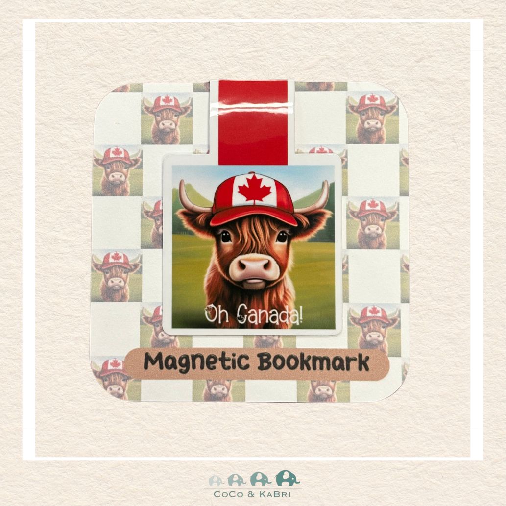 Magnetic Bookmark - Oh Canada! Cow, CoCo & KaBri Children's Boutique