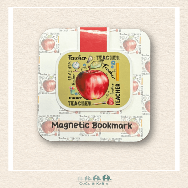 Magnetic Bookmark - Teacher Apple, CoCo & KaBri Children's Boutique