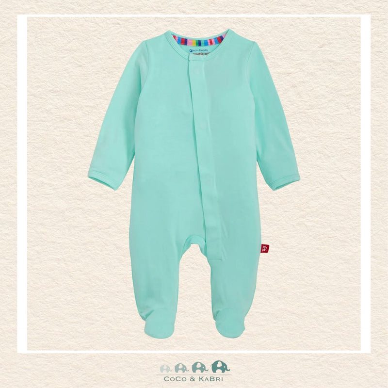 Magnetic Me: Aloe Modal Footie, Front View, CoCo & KaBri Children's Boutique, Canada