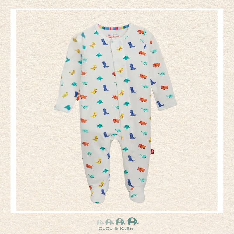 Magnetic Me CloudStretch™ - Dino Sleeper, Close Up View CoCo & KaBri Children's Boutique, Brooks Alberta Canada