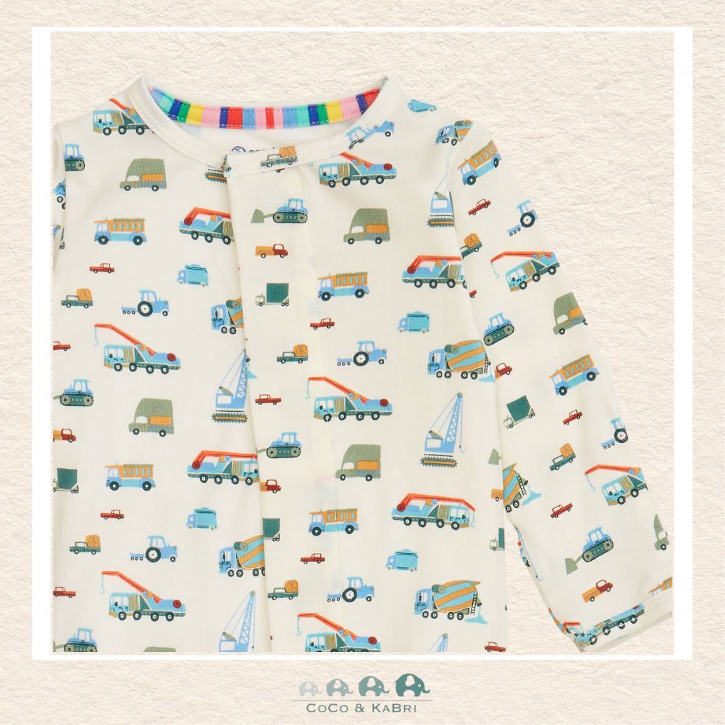 Magnetic Me "Dumps Like a Truck" Modal Footie, CoCo & KaBri Children's Boutique