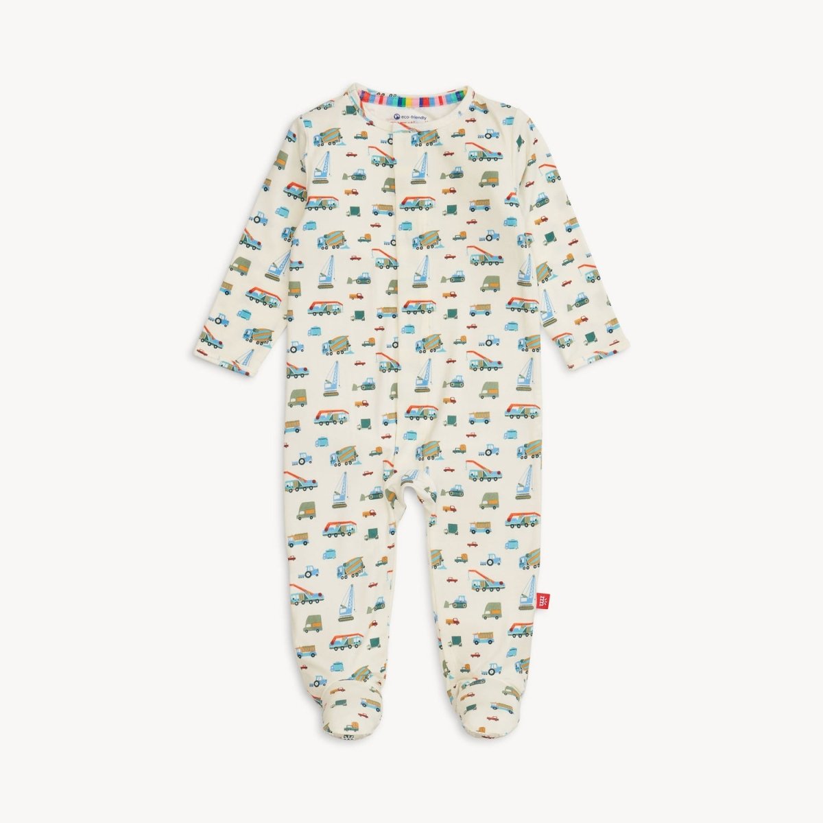 Magnetic Me "Dumps Like a Truck" Modal Footie, CoCo & KaBri Children's Boutique