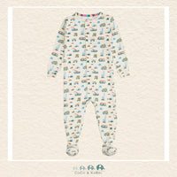 Magnetic Me "Dumps Like a Truck" Modal Footie, CoCo & KaBri Children's Boutique