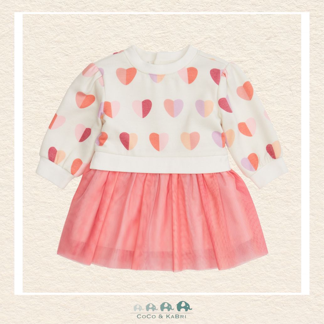 Magnetic Me "Fleece Sweatdress" Pink Hearts, CoCo & KaBri Children's Boutique