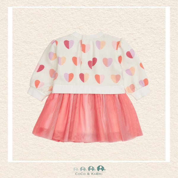 Magnetic Me "Fleece Sweatdress" Pink Hearts,  Back View, CoCo & KaBri Children's Boutique, Brooks Alberta Canada
