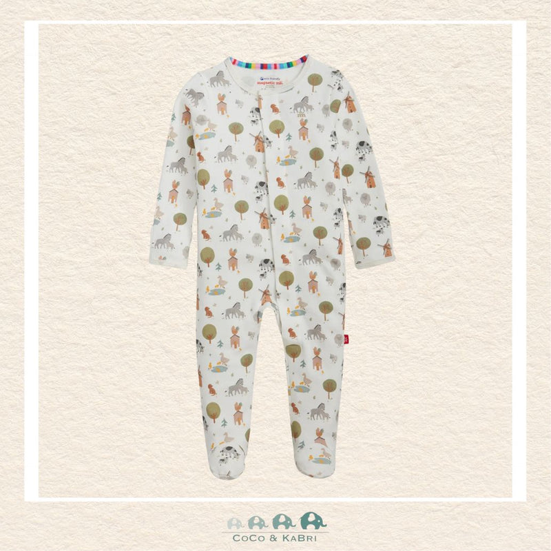 Magnetic Me "Funny Farm" Organic Cotton Footie, CoCo & KaBri Children's Boutique