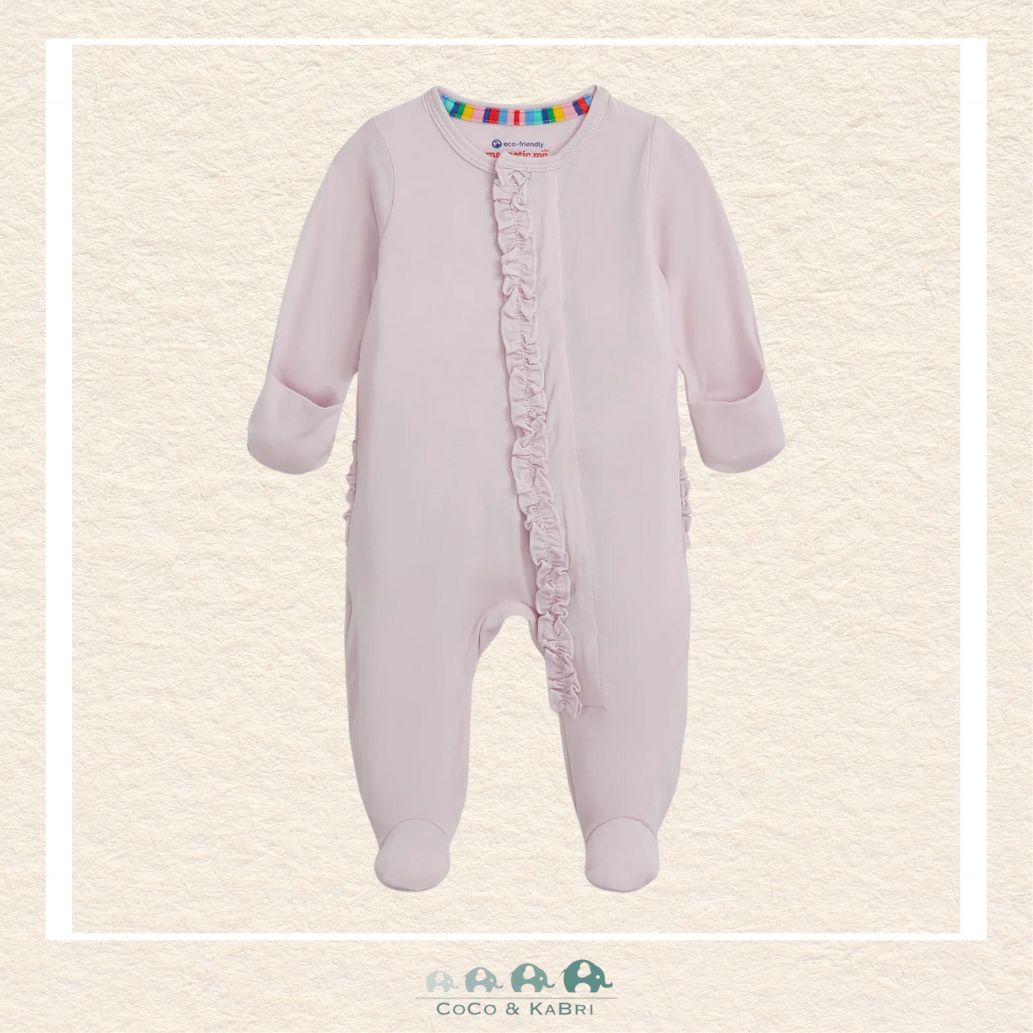 Magnetic Me "Grape Ice" Modal Footie With Ruffles, CoCo & KaBri Children's Boutique